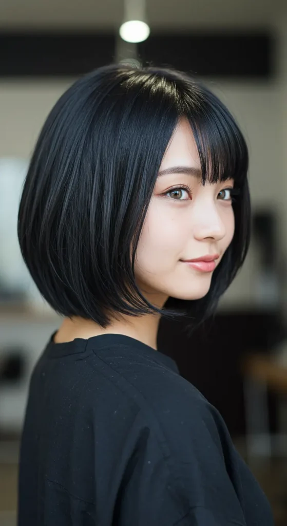 深藍色頭髮