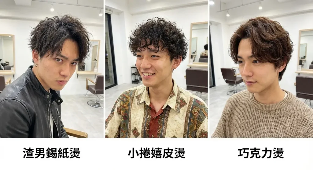 メンズパーマモデル