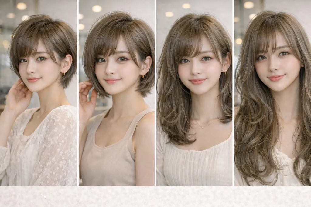 摩卡灰棕髮型圖鑑