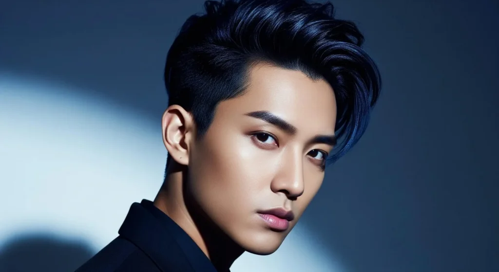 3. 深藍黑色:神秘冷酷系