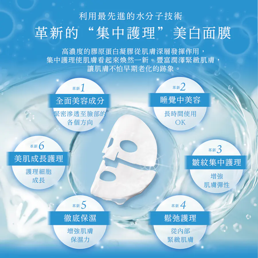 KYOGOKU 卡雅仕 水晶肌膚 膠原蛋白面膜