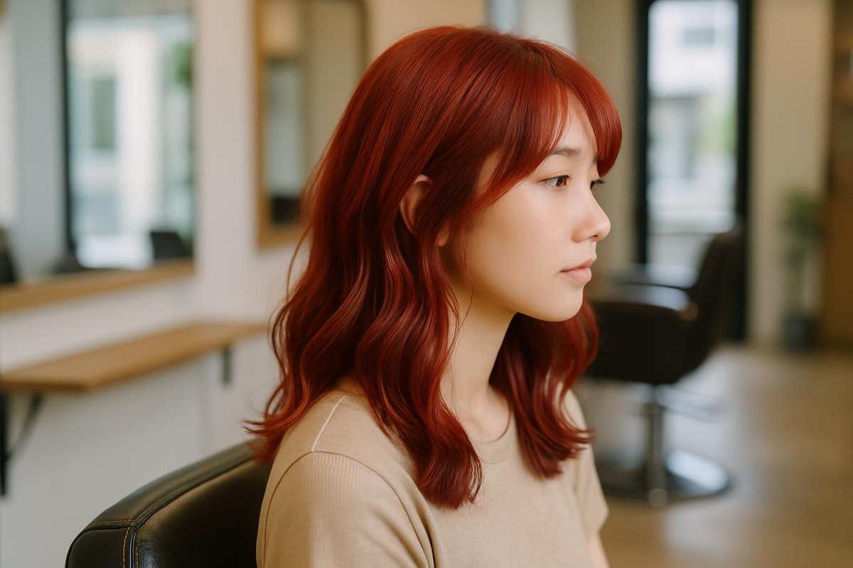 2024年夏のレッドヘアのトレンド展望的示意圖
